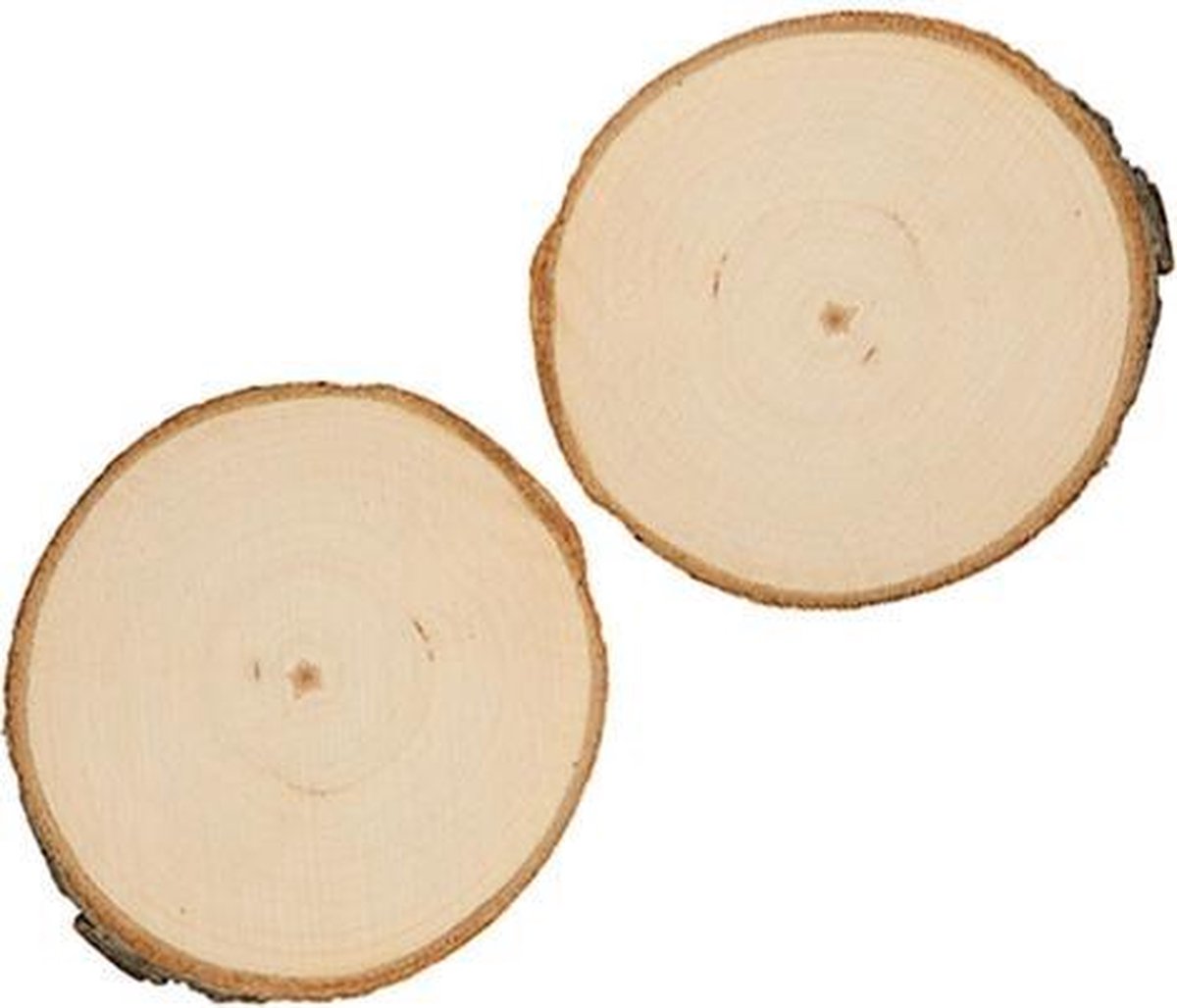 Houten schijfjes | Ø7cm  | 2stuks